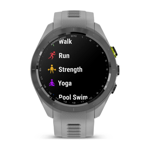 Garmin Approach S70 - 42 mm. Display diagonal: 3.05 cm (1.2"), Display technology: AMOLED, Display resolution: 390 x 390 p