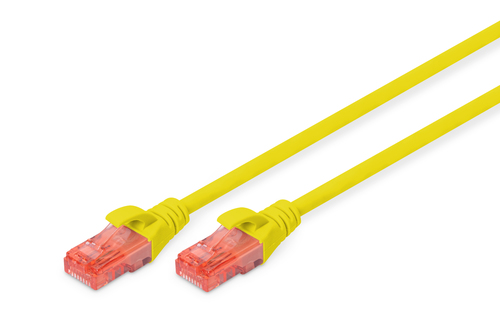 Digitus CAT 6 U/UTP patch cord. Cable length: 1 m, Cable standard: Cat6, Cable shielding: U/UTP (UTP), Connector 1: RJ-45,