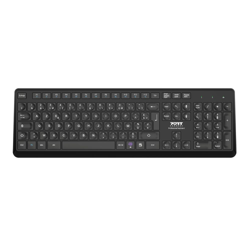 Port Keyboard - Wireless Connectivity - English (UK) - QWERTY Layout - RF - 2.40 GHz