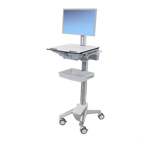 Ergotron StyleView. Cor do produto: Cinzento, Aço inoxidável, Uso recomendado: Tela plana, Tipo: Carrinho multimédia. Peso