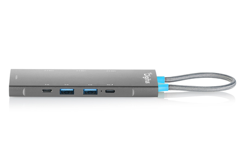 Digitus USB-C Docking Station, 8-Port. Basisgerät Typ: Tablet/Smartphone/Laptop, Markenkompatibilität: Universal. Docking-