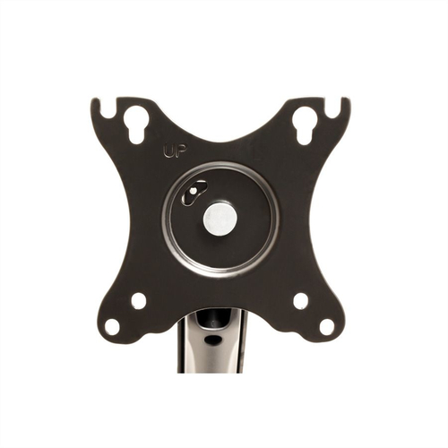 Value Mounting Arm for LCD Monitor - Black - Height Adjustable - 1 Display(s) Supported - 6.50 kg Load Capacity - 75 x 75,