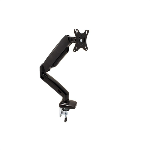 Value Mounting Arm for LCD Monitor - Black - Height Adjustable - 1 Display(s) Supported - 6.50 kg Load Capacity - 75 x 75,