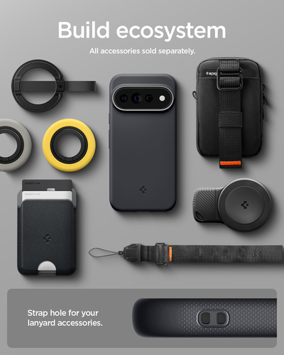 Spigen Nano Pop Case for Google Pixel 11 Pro XL Smartphone - Black Sesame - Wireless Charging Compatible