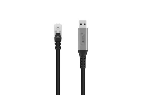 Digitus 5 m RJ-45/USB Netzwerkkabel - 1 Stück - Cable for Netzwerkgerät, Notebook, Peripheriegerät, Router, Desktop-PC, Wa