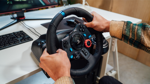 G29 DRIVING FORCE RACING WHEEL PLAYSTATION5+4 AND PC USB EMEA