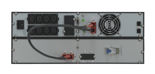 ONLINE USV-Systeme X1000RBP, Rackmount, 2U, Schwarz, ONLINE USV-Systeme XANTO 1000R, 1500R, 9 Ah, 438 mm