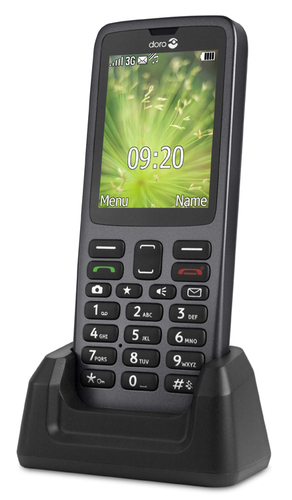 Doro 5517. Form factor: Bar. SIM card capability: Single SIM. Display diagonal: 6.1 cm (2.4"), Display resolution: 320 x 2