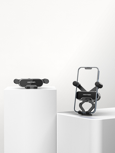 Vention KCEH0 Smartphone, Car, iPhone SmartPhone Holder - 30 mm x 106 mm x 91.8 mm x - ABS, Thermoplastic Polyurethane (TP