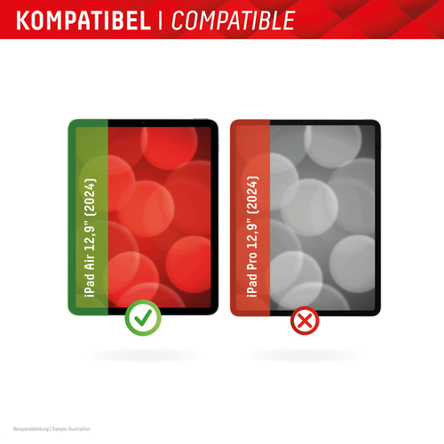 Displex 9H Smart Glass, PET (Film) Displayschutz für Apple iPad Air 13 (2024), iPad Air 13 (2025) - Transparent - 1 - für 