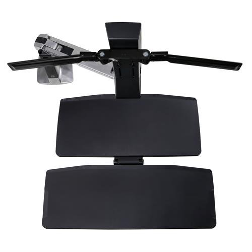Ergotron Dual Monitor Double-Hinged Bow. Maximum weight capacity: 6.4 kg, Maximum screen size: 63.5 cm (25"). Product colo