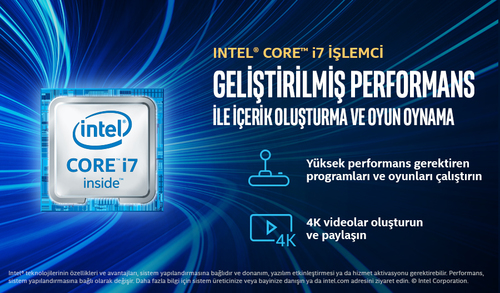 NEC Display - Intel Core i7 6th Gen Quad-Core 2,80 GHz Prozessor - 8 GB RAM DDR4 SDRAM - 128 GB M.2 SSD - Schwarz - Intel 