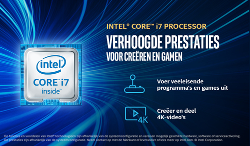 NEC Display - Intel Core i7 6th Gen Quad-Core 2,80 GHz Prozessor - 8 GB RAM DDR4 SDRAM - 128 GB M.2 SSD - Schwarz - Intel 