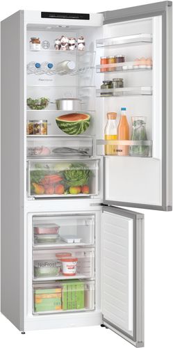 Congelatore/Freezer Bosch KGN392LCF 363 L - Installazione libera - Acciaio inox - Reversibile - 3 x Cassetto/i freezer - 2