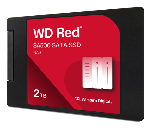 Unità stato solido WD Red SA500 WDS200T2R0A - 2,5" Interno - 2 TB - SATA (SATA/600) - Sistema di archiviazione Dispositivo