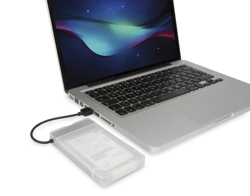 Hamlet Adattatore USB 3.0 5 Gbps per Hard Disk SATA III con Box per Hard Disk senza viti. Permette di collegare un Hard Di