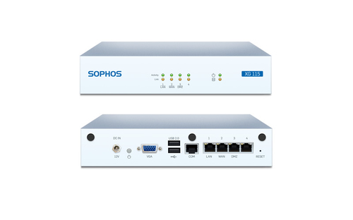 Sophos . Débito da firewall: 35 Gbit/s, Débito da VPN: 0,35 Gbit/s, Throughtput IPS/IDS: 900 Mbit/s. Dissipação de calor: 