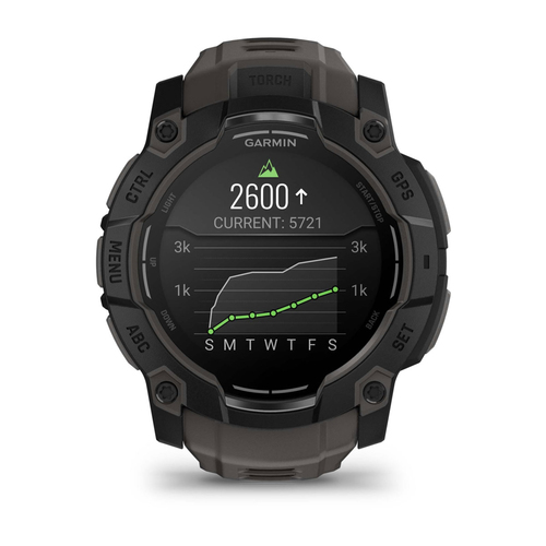 Garmin Instinct 3 Smart Watch - Metal Body Material - Polymer Case Material - 3.3 cm (1.3") - AMOLED Display - GPS - 960 H