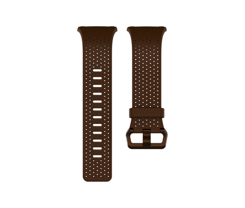 Fitbit Smartwatch Band - Small (S) - Cognac - Leather, Aluminium