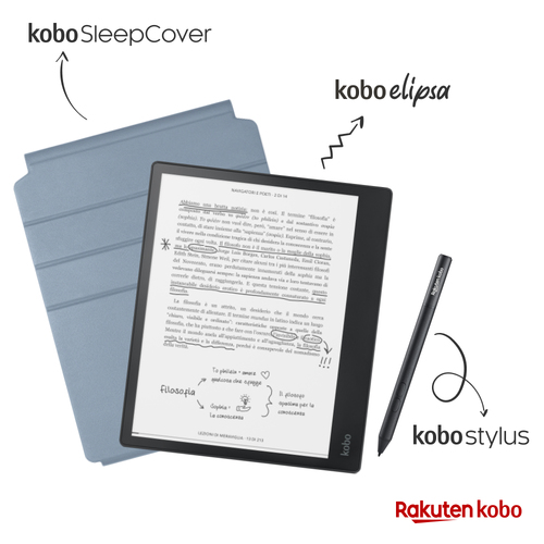 Rakuten Kobo Pacchetto Kobo Elipsa. Dimensioni diagonale schermo: 26,2 cm (10.3"), Tecnologia: E Ink, Risoluzione del disp