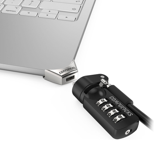 Compulocks MBALDGN01CL Adaptador de ranhura de segurança - 1 - para MacBook, Aula, Secretária - Aço
