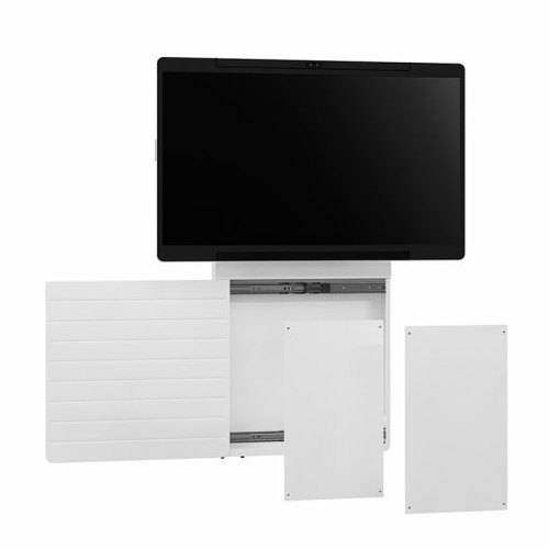 HAGOR CON-Line Höhenverstellbar Collaboration-Display-Ständer - Bildschirmgröße: Bis zu 190,5 cm (75 Zoll) - Boden, Wandmo