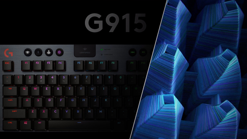 Logitech G G915 TKL Tenkeyless LIGHTSPEED Wireless RGB Mechanical Gaming Keyboard - GL Tactile. Keyboard form factor: Full