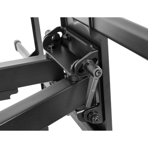 Napofix 276 LED / LCD de montaje en pared 37 a 80 pulgadas, basculantes, giratorios, 4 brazos, Negro. Maximum weight capac