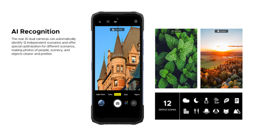 Doogee Blade20 X. Dimensioni diagonale schermo: 16,8 cm (6.6"), Risoluzione del display: 1612 x 720 Pixel. Frequenza del p