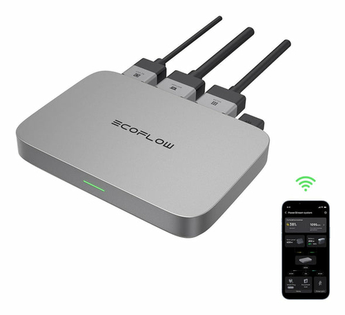 EcoFlow Powerstream. Product type: Microinverter, Maximum input power (DC): 600 W, Output current: 3.7 A. Discharge power: