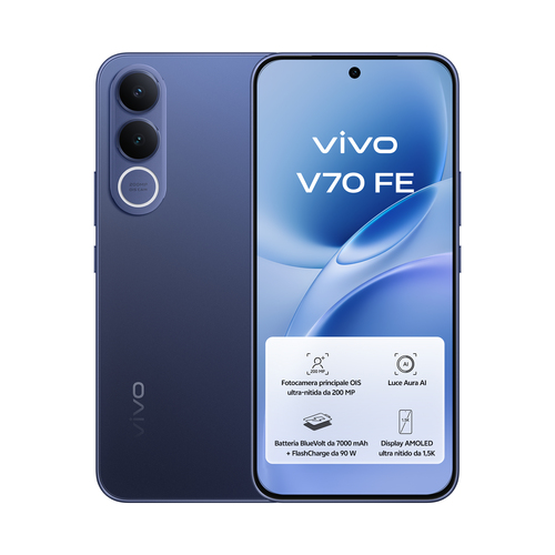 VIVO V70 FE. Display diagonal: 17.4 cm (6.83"), Display resolution: 2800 x 1260 pixels. Processor family: MediaTek Dimensi