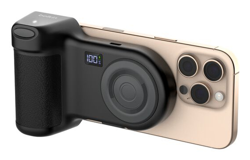 Belkin Stage PowerGrip CTA006 Charging Camera Grip/Power Bank - Charcoal - USB - Battery - Portable