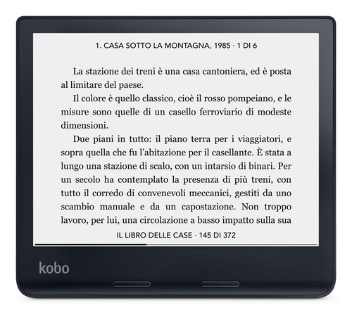 Lettore di testo digitale Kobo Sage - 32 GB Flash - 20,3 cm (8") Display - Touchscreen - 1440 x 1920 - LAN wireless - Blue