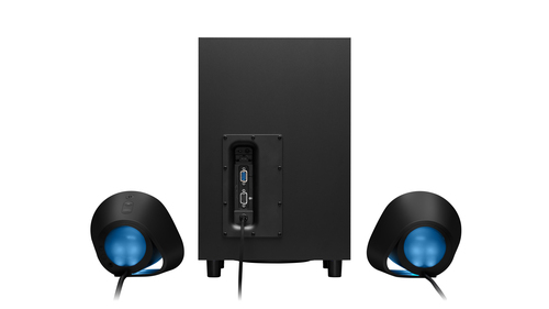 Logitech LIGHTSYNC G560 2.1 Bluetooth Speaker System - 120 W RMS - Black - 40 Hz to 18 kHz - DTS:X - USB