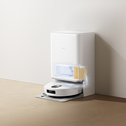 Xiaomi Robot Vacuum 5. Tipo de coletor de pó: Sem bolsa, Cor do produto: Branco, Forma: Redondo. Funções da base: Carregam