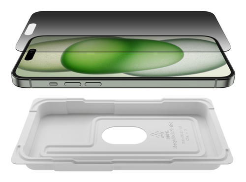 BELKIN SCREENFORCEINVISIGLASS F/ IPHONE 16 PLUS/15 PLUS/14PRO