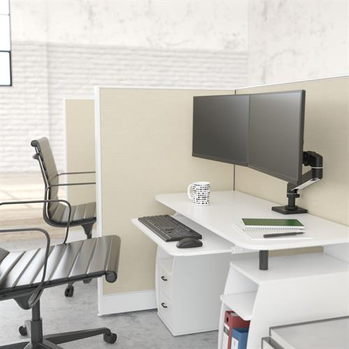 Ergotron LX Pro Series 45-684-292. Montagem: Clamp, Peso máximo (capacidade): 8,5 kg, Tamanho máximo de ecrã: 68,6 cm (27"