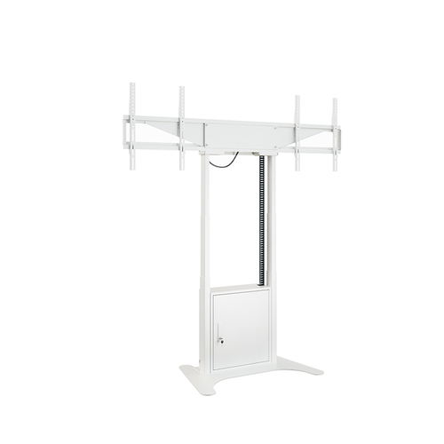 HAGOR Lift für Display - Weiß - Querformat - Höhenverstellbar - 2 Unterstützte(r) Display(s)Bildschirmgröße: 116,8 cm bis 