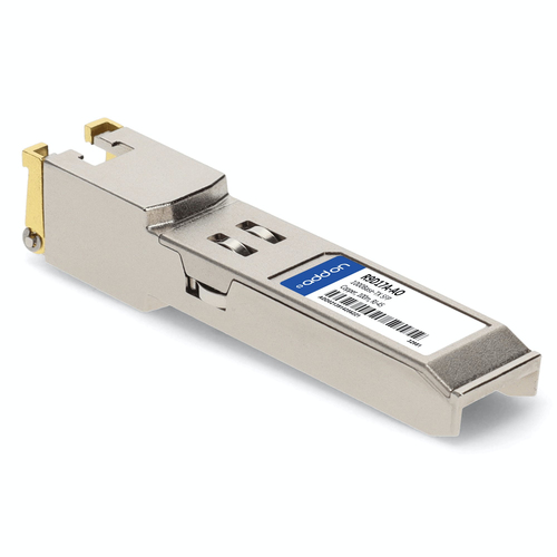 AddOn SFP - 1 x RJ-45 10/100/1000Base-TX Network - 1 - TAA Compliant - For Optical Network, Data Networking - Optical Fibe