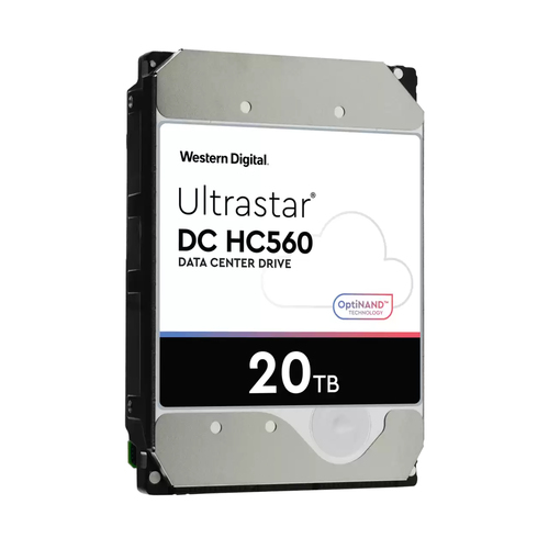 Disque dur WD Ultrastar DC HC560 WUH722020BL5204 - 3.5" Interne - 20 To - SAS (12Gb/s SAS) - 7200trs/mn - 4Kn Format