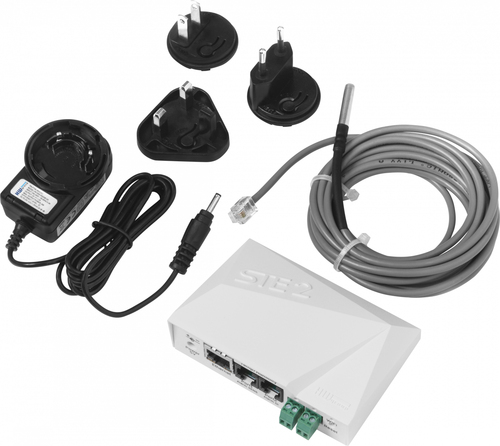 HW group STE2 R2. Produkttyp: Temperatursensor, Measuring functions: Umgebungstemperatur. Energiequelle: PoE, Gleichstrom,