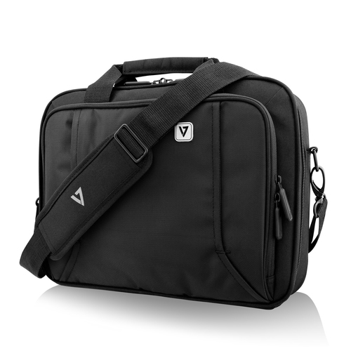 V7 Professional CCP13-BLK-9E Carrying Case for 33 cm (13") to 33.8 cm (13.3") Notebook - Black - Weather Resistant - 600D 