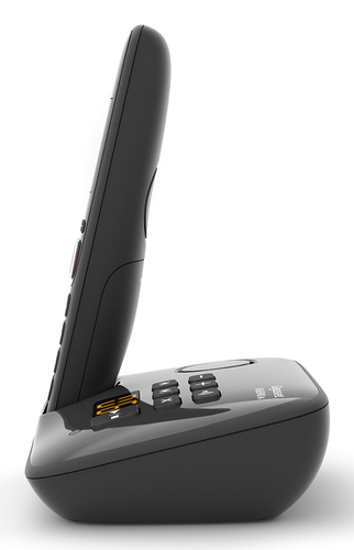 Gigaset AS690A DECT-Schnurlostelefon - Schwarz - 1 Telefonleitung(en) - 1 Gleichzeitige Anrufe - Anrufbeantworter - Freisp