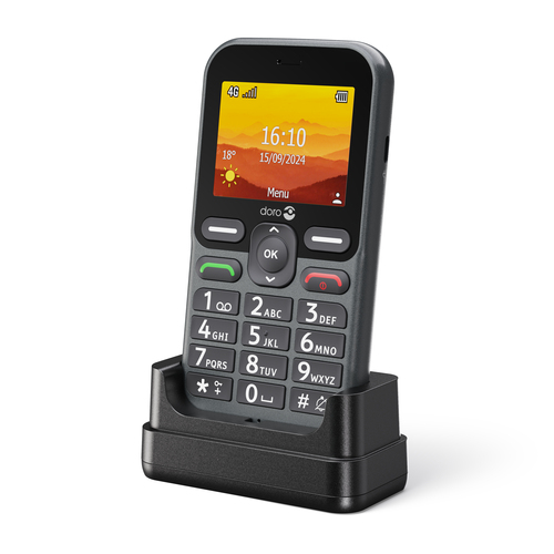 Doro Leva L11 DFC-0510 128 MB Feature Phone - 6.1 cm (2.4") TFT 240 x 320 - Cortex A7Single-core (1 Core) 1 GHz - 64 MB RA