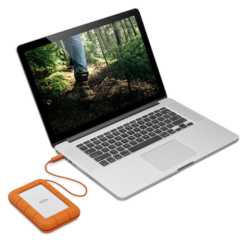 Seagate Rugged STFR5000800 5 TB Portable Hard Drive - External - USB Type C