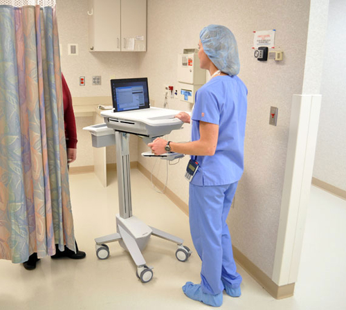 Ergotron StyleView EMR Laptop Cart. Cor do produto: Branco, Uso recomendado: Computador portátil, Tipo: Carrinho multimédi