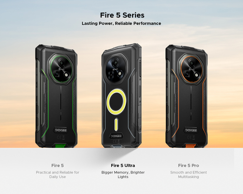 Doogee Fire 5 Ultra. Dimensioni diagonale schermo: 16,8 cm (6.6"), Risoluzione del display: 1612 x 720 Pixel. Frequenza de