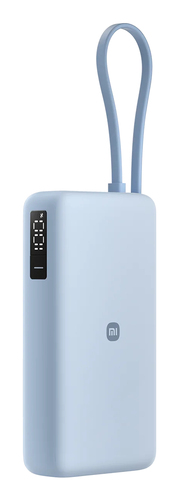 Xiaomi 67W Power Bank 20000. Capacidade da bateria: 20000 mAh, Tecnologia da bateria: Ião-lítio. Voltagem da bateria: 11,1