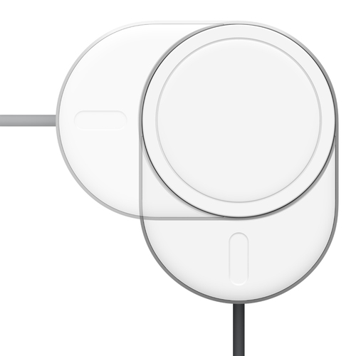 Belkin BoostCharge Pro Induktionsladegerät - Grau - für Qi2-fähiges Gerät, iPhone - Eingangsstecker: USB - MagSafe-Technol