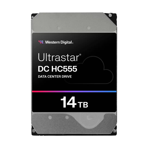 Western Digital Ultrastar DC HC555. Capacidade do Disco Rígido: 14 TB, Velocidade do disco rígido: 7200 RPM, Tamanho do bu